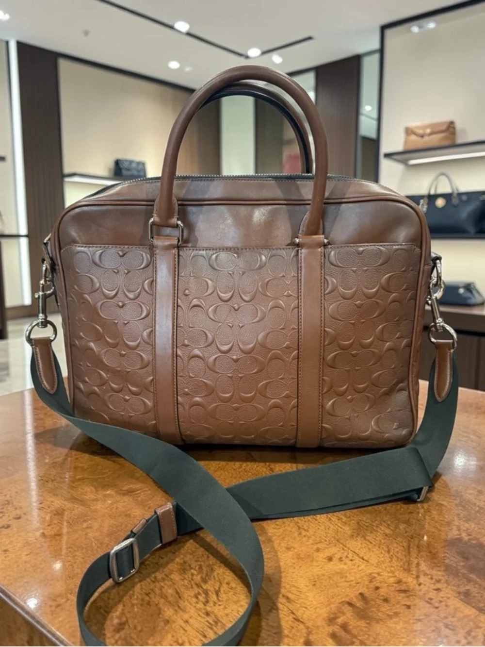 Coach Perry Logo Laptop Handbag